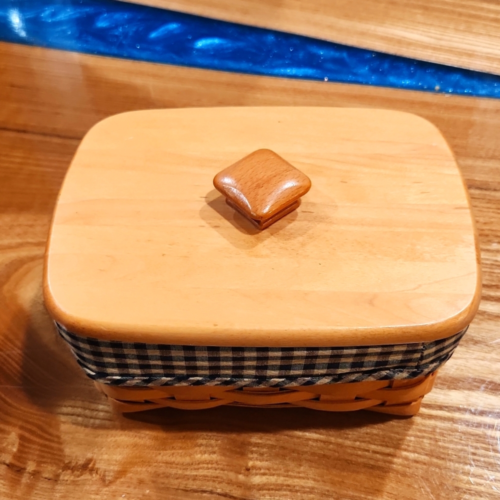 Longaberger Address handwoven basket